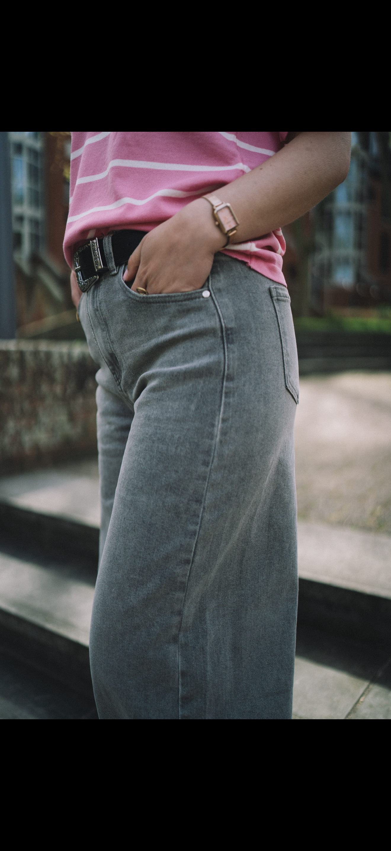 Jean gris large 👖