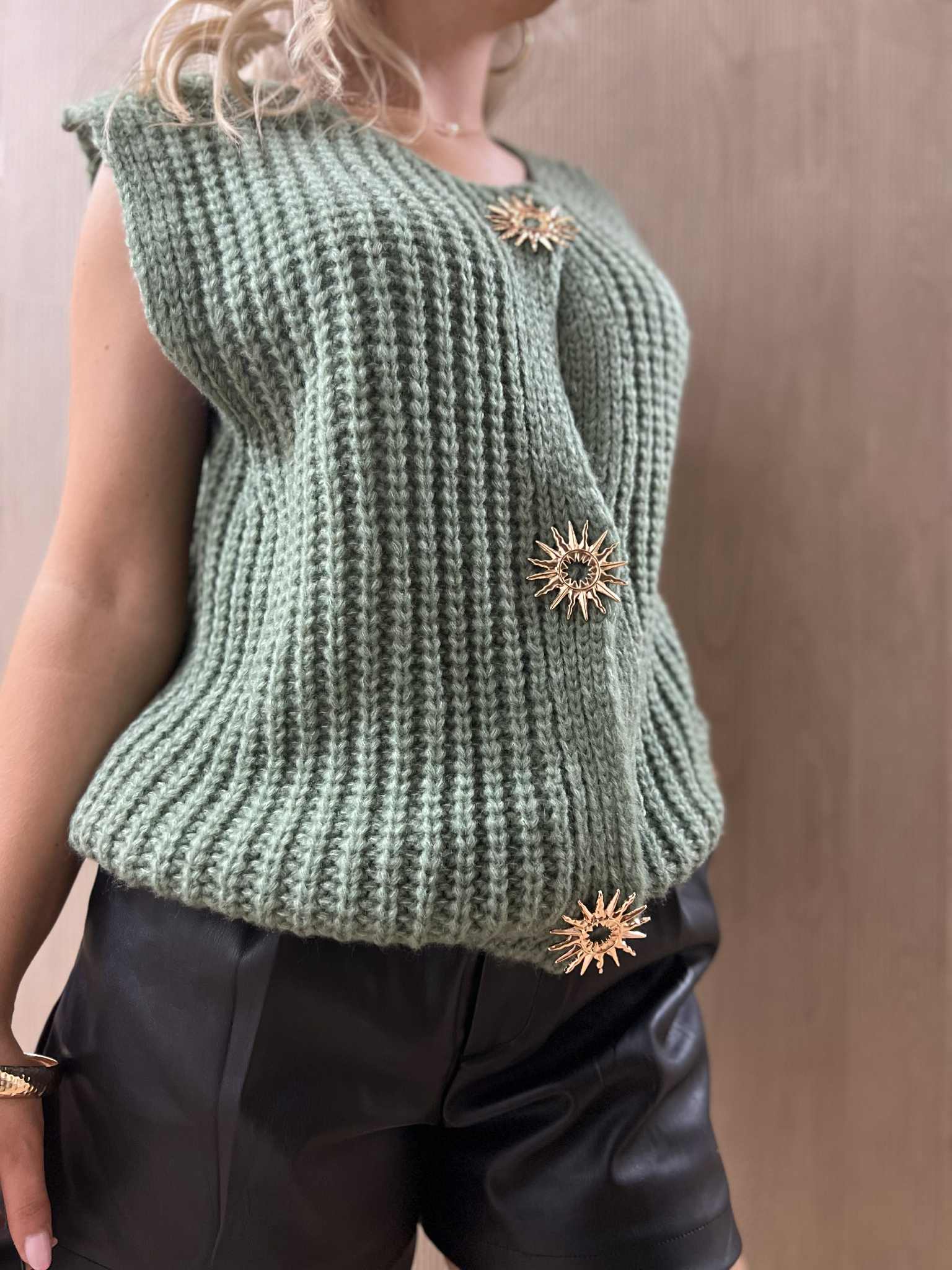 Pull sans manches