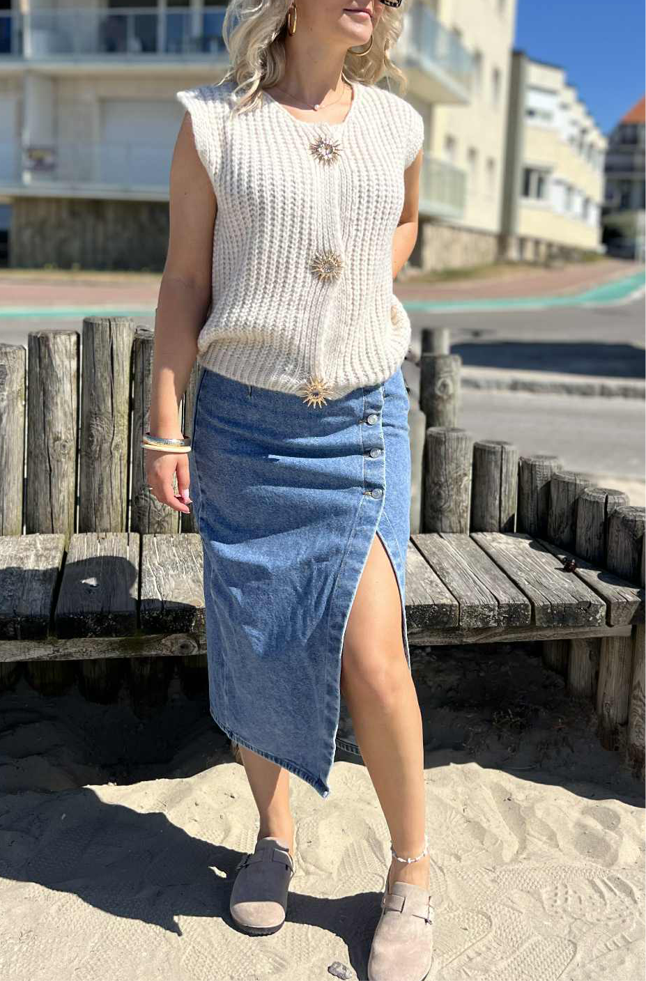 Pull sans manches