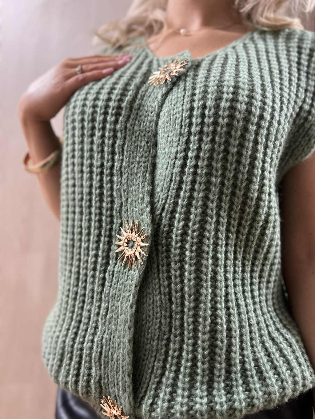 Pull sans manches