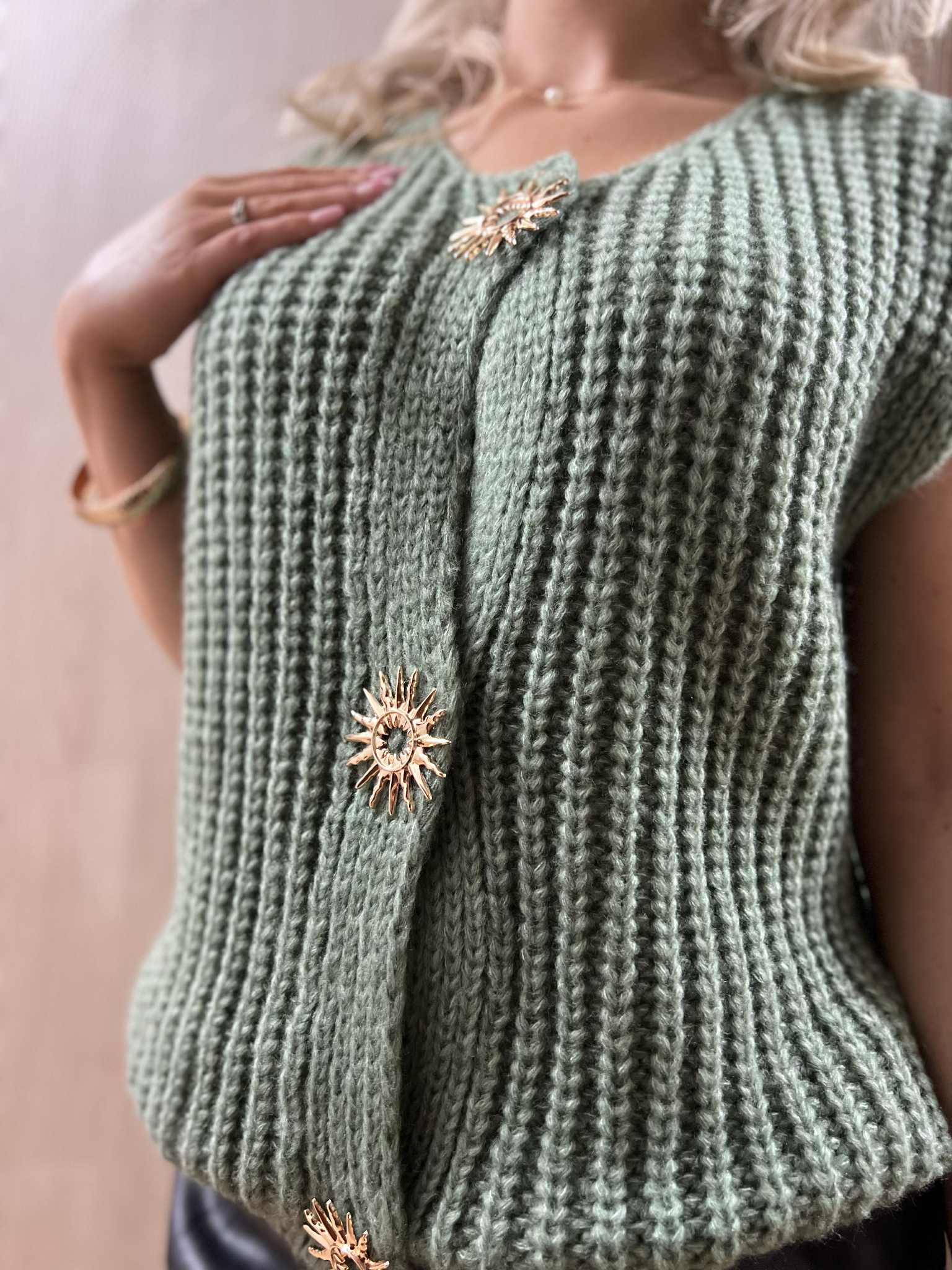 Pull sans manches