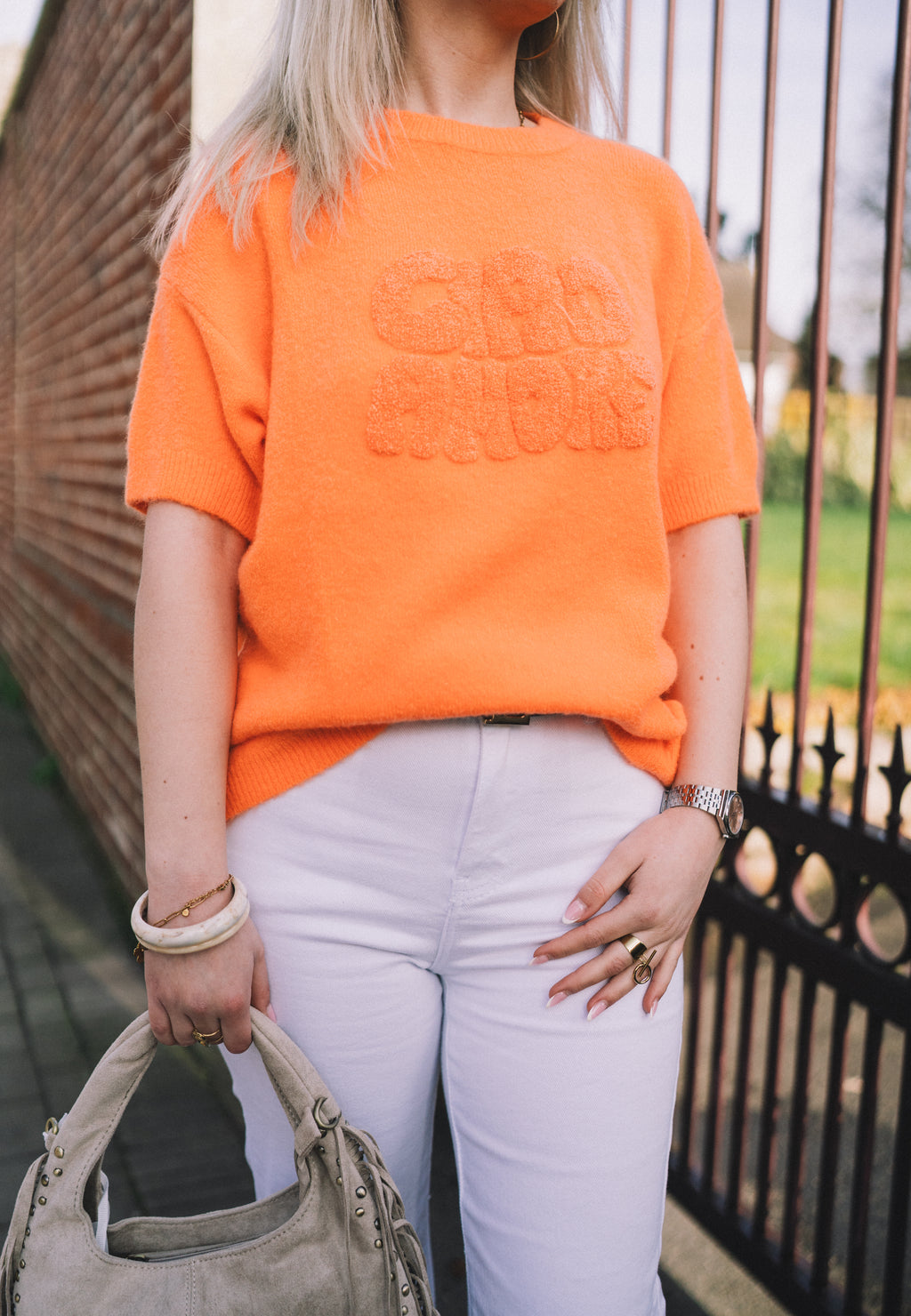 Pull manche courtes « Ciao Amor »