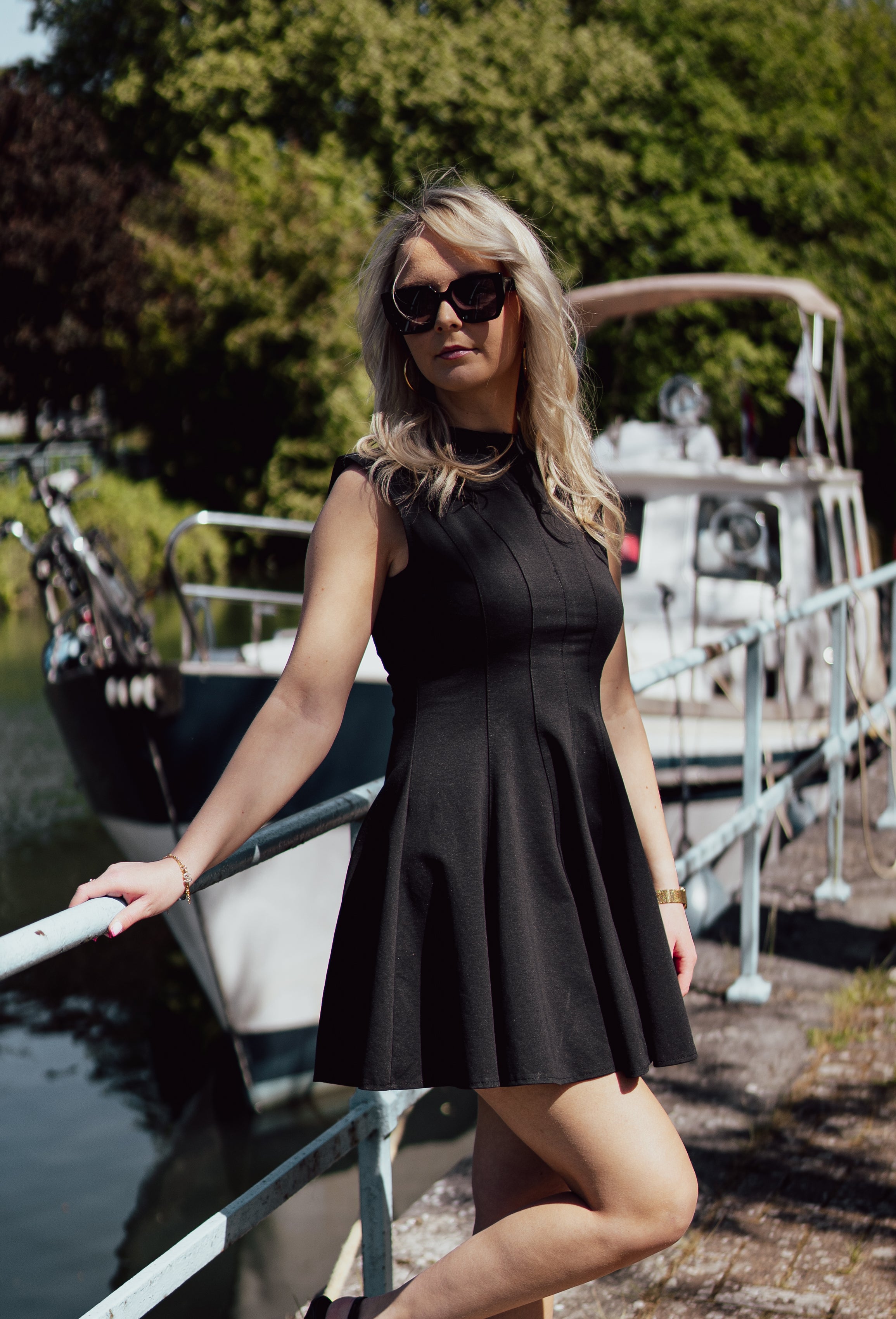 Robe Patineuse Noire