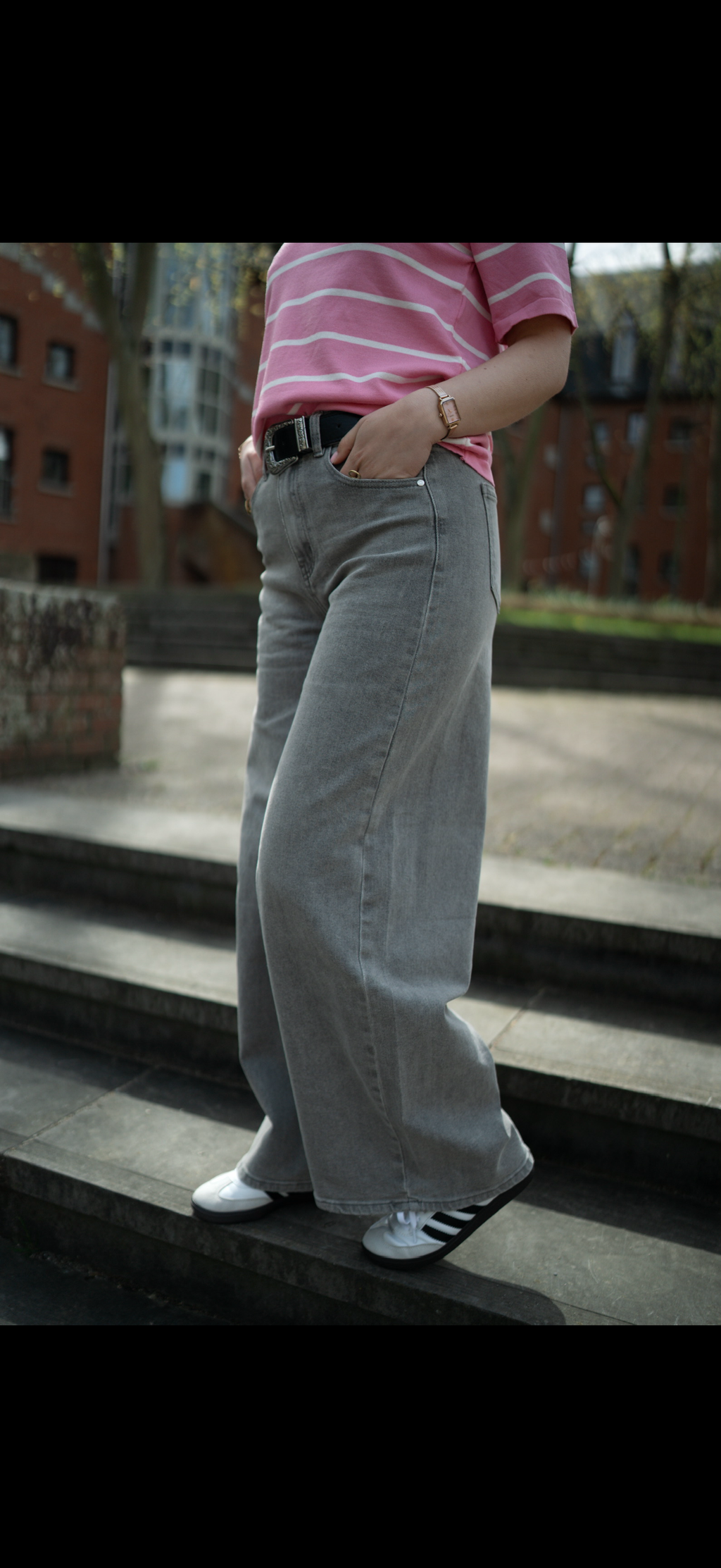 Jean gris large 👖