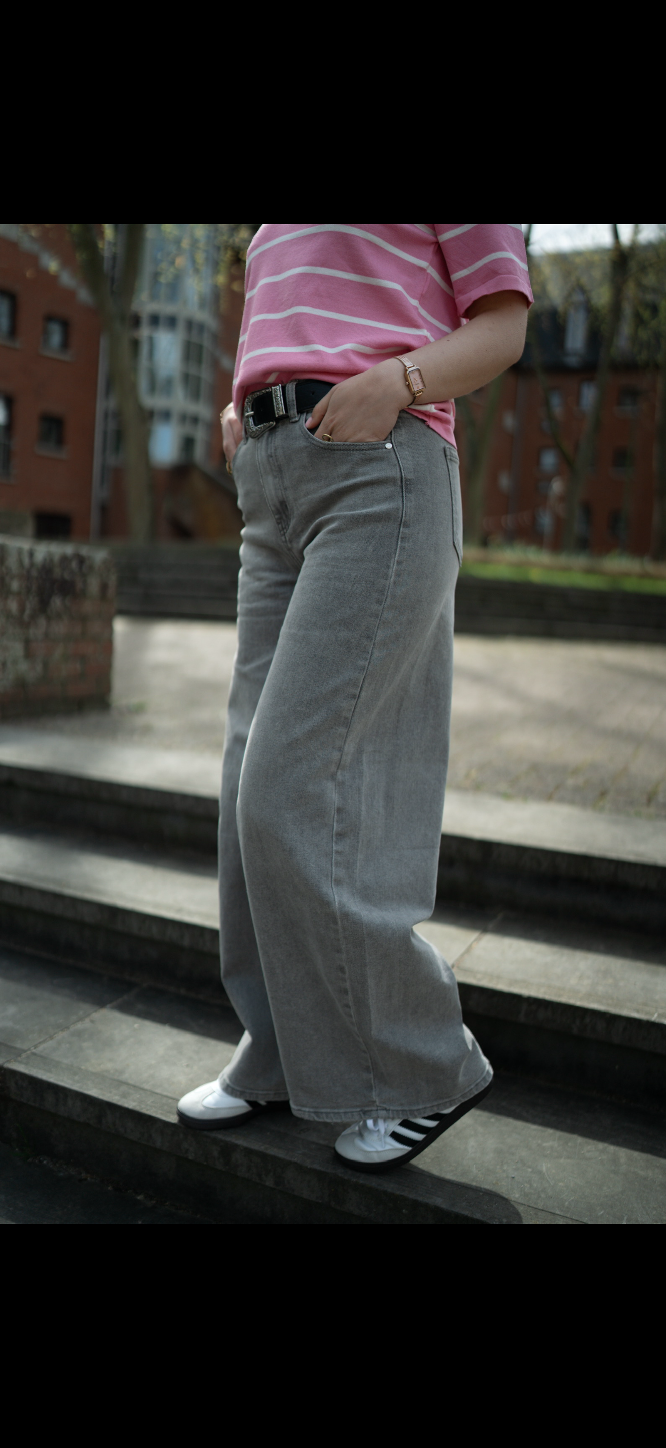 Jean gris large 👖